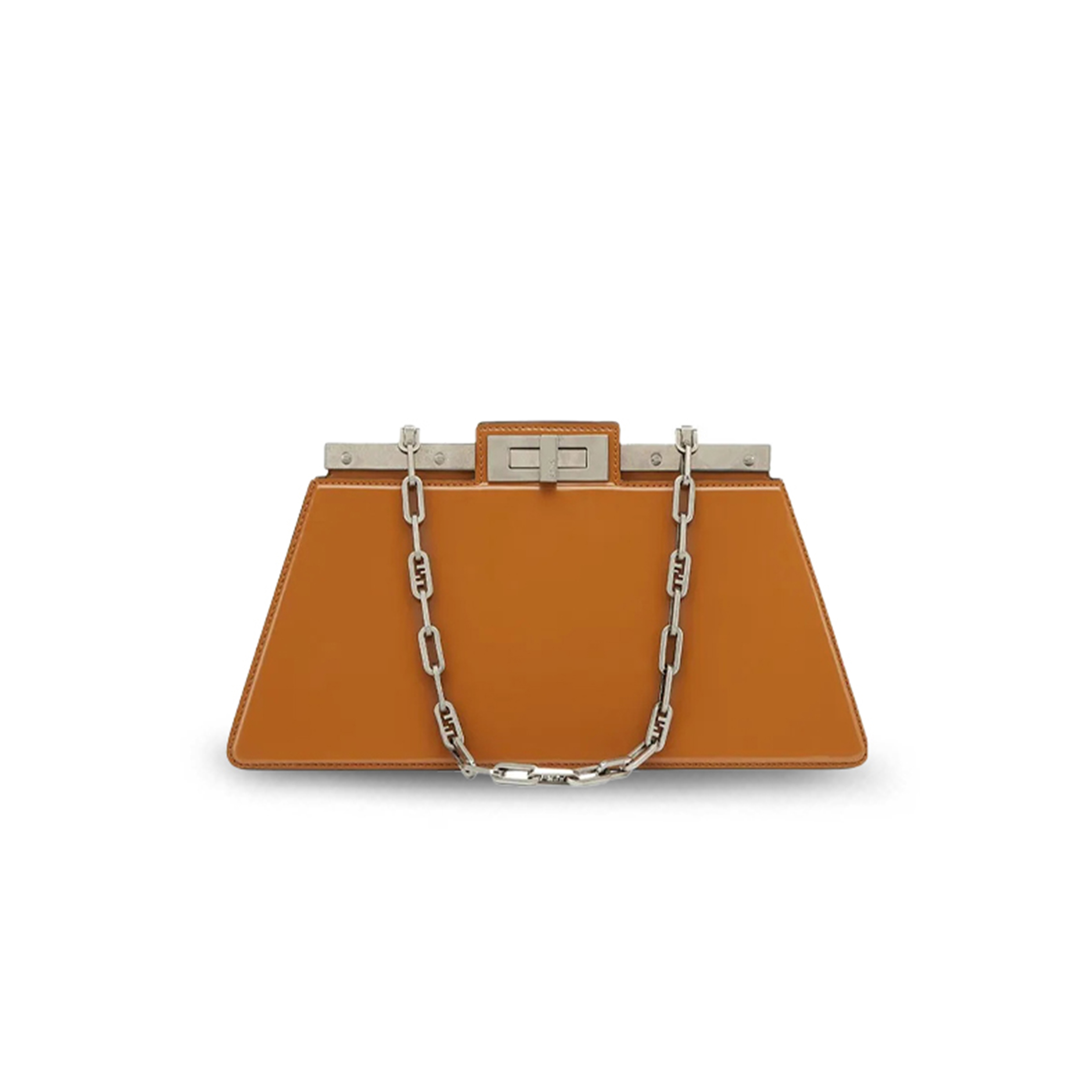 FENDI PATENT LEATHER PEEKABOO SHOULDER BAG 8BN340ANSCF1JUY (34*18.5*11cm)